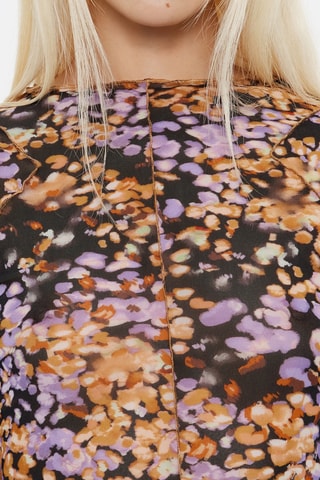 Top - Viola e marrone chiaro