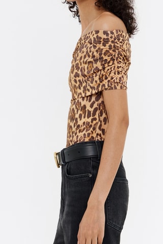 Top - Marrone chiaro e marrone scuro