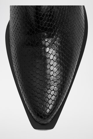 Stivaletti in pelle di capra - Nero