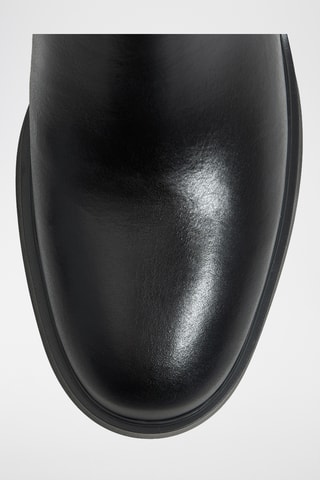 Stivaletti in pelle - Nero