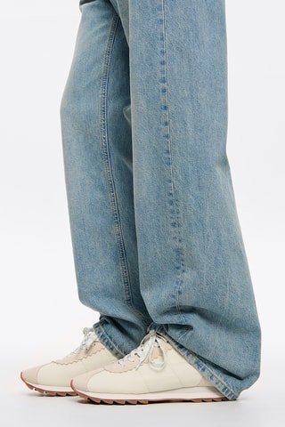 Sneakers in pelle - Bianco e marrone