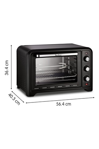 Four à poser chaleur tournante Optimo - 39 l - Noir