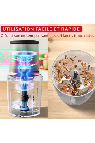 Hachoir électrique Easy Press - 500 ml - 600 W