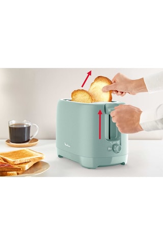 Grille-pain Morning - 720-850 W - 2 fentes - Bleu clair
