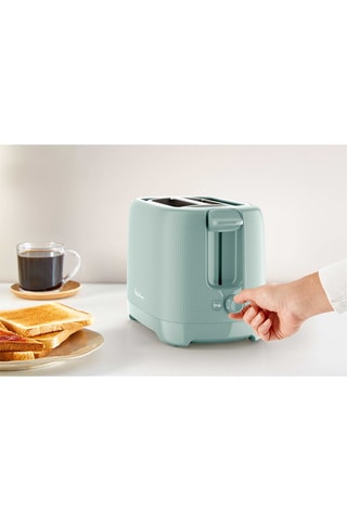 Grille-pain Morning - 720-850 W - 2 fentes - Bleu clair