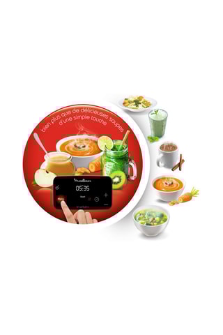 Blender chauffant Soup&plus - 2 l - 1000 W - Gris