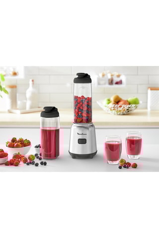 Blender Mix & Move - 2 x 0,6 l - 300 W - 1 vitesse - Gris