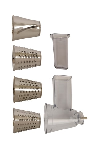 Accessoire éminceur râpeur en acier inoxydable - Gris
