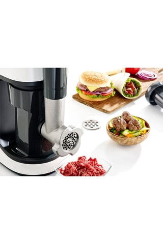 Accessoire tête hachoir - Compatible avec la gamme Kitchen Machine - Masterchef Gourmet - Noir