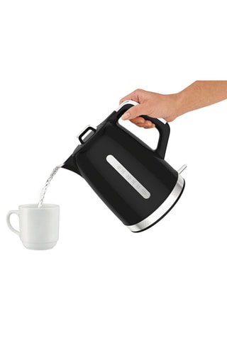 Bouilloire électrique sans fil Soleil - 1,7 l - 2400 W - Argenté et noir