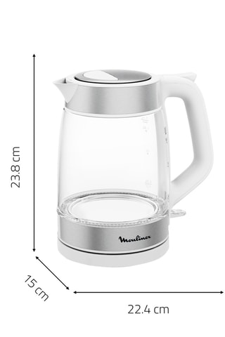 Bouilloire électrique - 1,7 l - 2200 W - Transparent