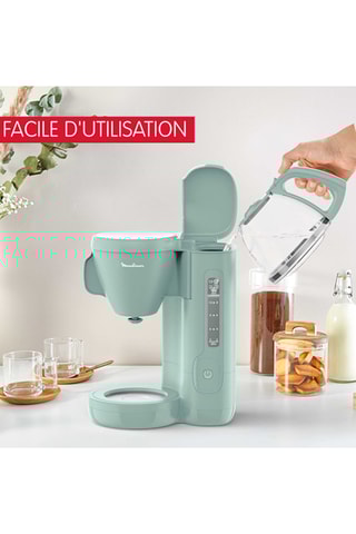 Cafetière filtre Morning - 1,25 l - 1000 W - Vert