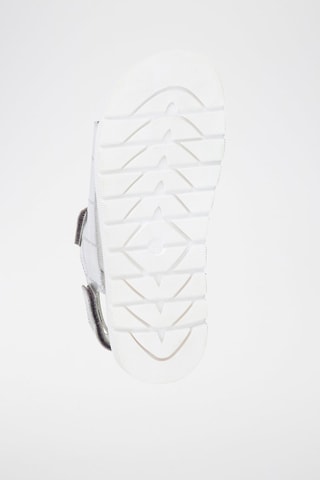 Leren Sandalen - Zilverkleurig