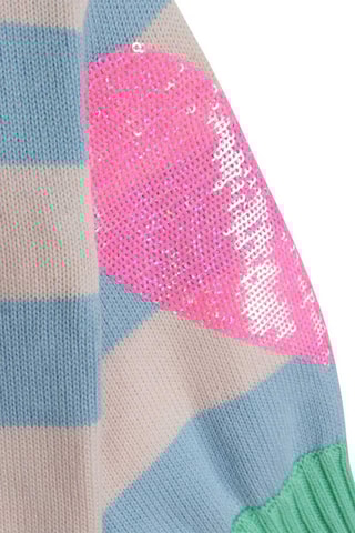 Vest Ecru en Hemelsblauw - Billieblush