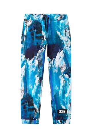 Joggingbroek met tie and dye effect Blauw - DKNY