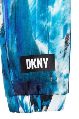 Joggingbroek met tie and dye effect Blauw - DKNY