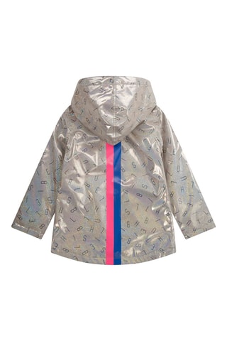 Regenjas met Capuchon Lichtgrijs - Billieblush