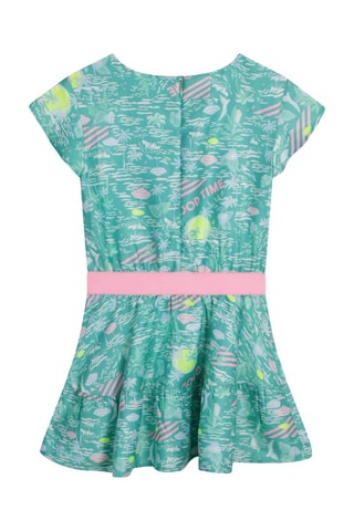 Satijnen Jurk Groen - Billieblush