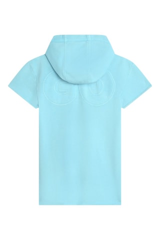 Sweaterjurk met Capuchon - Lichtblauw - Hugo