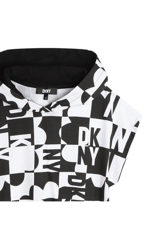 Jurk met Capuchon - Zwart - DKNY