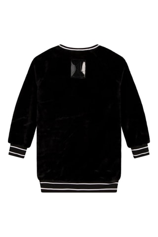 Fleece Sweater-jurk Zwart - Karl Lagerfeld