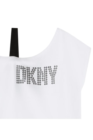 Biologisch Katoenen Jurk - Wit - DKNY