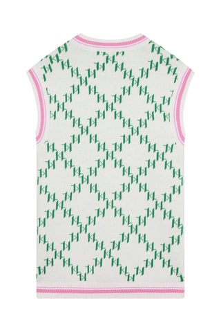 Mouwloze Trui-jurk - Wit