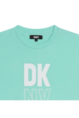 Biologisch Katoenen Jurk - Groen - DKNY