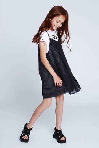 2-in-1 Jurk Zwart en Wit - DKNY