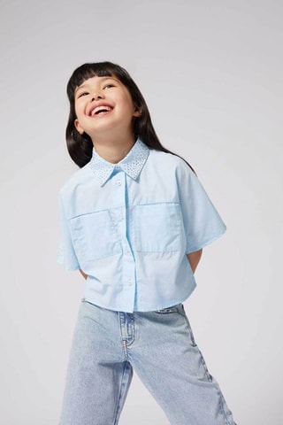 Blouse - Hemelsblauw - Sonia Rykiel