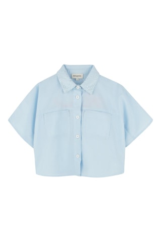 Blouse - Hemelsblauw - Sonia Rykiel