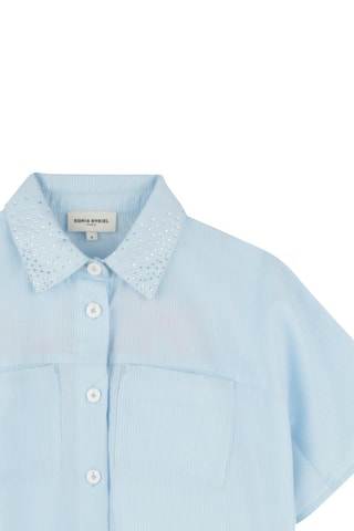 Blouse - Hemelsblauw - Sonia Rykiel