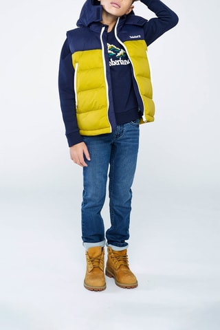 Bodywarmer met Capuchon - Geel