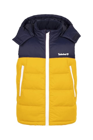 Bodywarmer met Capuchon - Geel