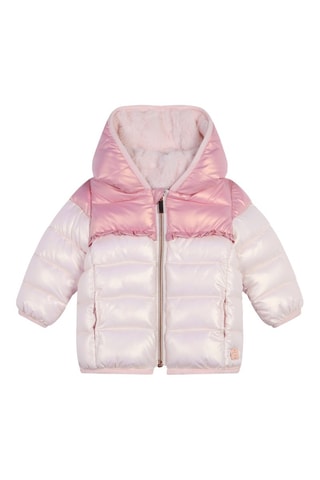 Gewatteerde Jas met Capuchon - Roze - Carrément Beau