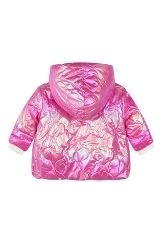 Gewatteerde Jas met Capuchon - Roze