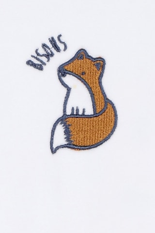 Biologisch Katoenen Pyjama - Wit - Carrément Beau