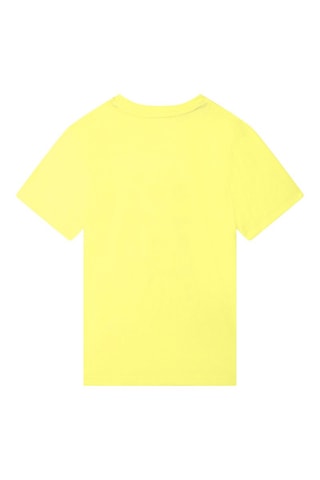 Biologisch Katoenen T-shirt Geel - DKNY