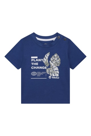 Biologisch Katoenen T-shirt Marineblauw