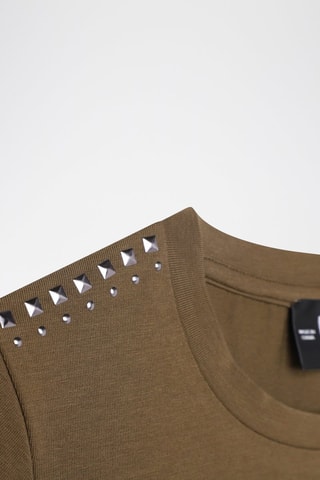 Biologisch Katoenen T-shirt - Bruin - Karl Lagerfeld