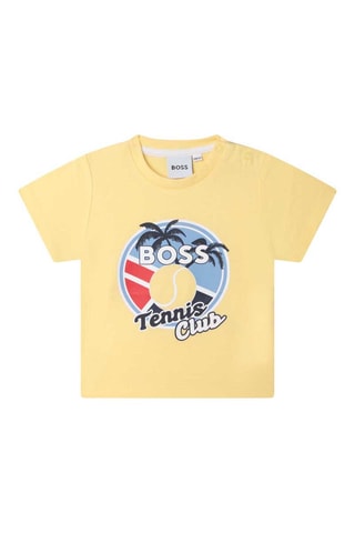 T-shirt Geel - Hugo Boss - Boss