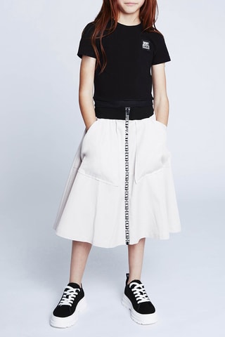 Biologisch Katoenen T-shirt Zwart - DKNY