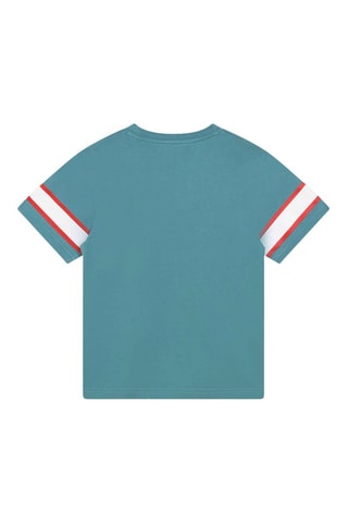 Biologisch Katoenen T-shirt - Pauwblauw - DKNY