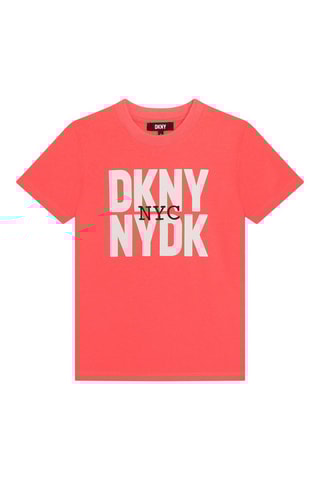 T-shirt - Koraalrood - DKNY