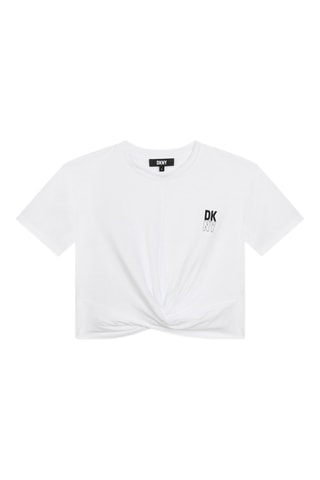 Biologisch Katoenen T-shirt - Wit - DKNY