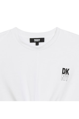 Biologisch Katoenen T-shirt - Wit - DKNY