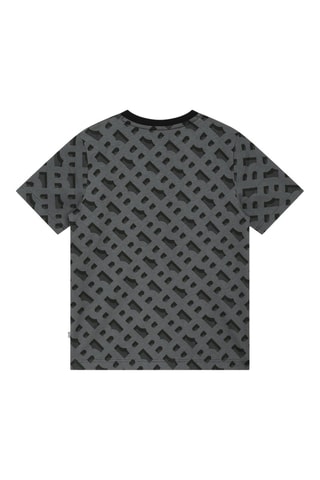 T-shirt - Grijs en Zwart - Boss