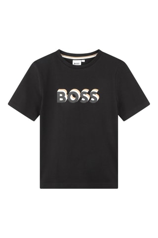 T-shirt regular - Zwart - Boss