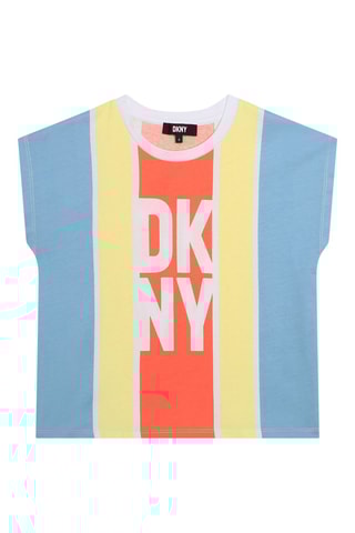 T-shirt - Blauw - DKNY