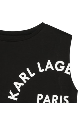 Mouwloos Biologisch Katoenen T-shirt - Zwart